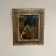 Original Swedish Oil on Panel – "The Bullfight" by Owe Wessbohn – Dated 1953 – Framed Period Piece – 59 × 51 cm