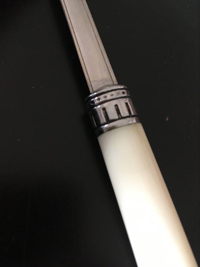 Set covered with 70s stainless steel table