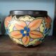 Ceramic VASE CASHPOT Montoise Bergen, Belgium, Art Deco 1920 1930