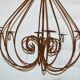 Wrought-iron candle chandelier