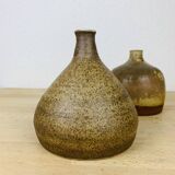 Pair of vintage stoneware vases