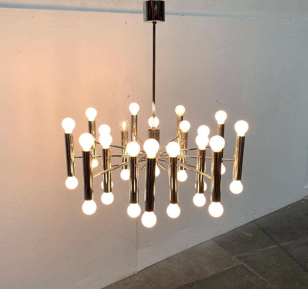 German lustre from the mid-century space age by Doria Leuchten, 1960s.
