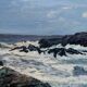 Tableau HSP "Belle-Ile - cave of the apothecary" Marine signed 1960