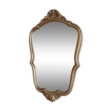 Baroque mirror gilded solid wood frame