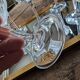 6 crystal stem glasses from Cristal d’Arques Folia – 1970s-1980s