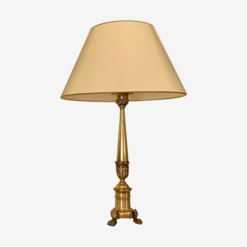 Lampe de table en laiton, style empire