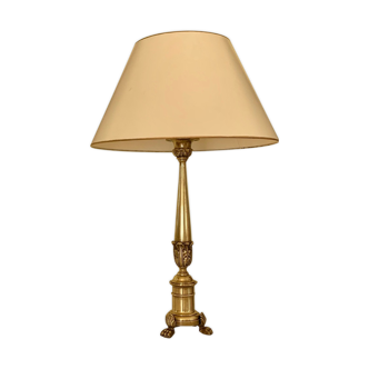 Brass table lamp, empire style