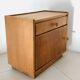 Oak bedside tables (x2); Italy 60s
