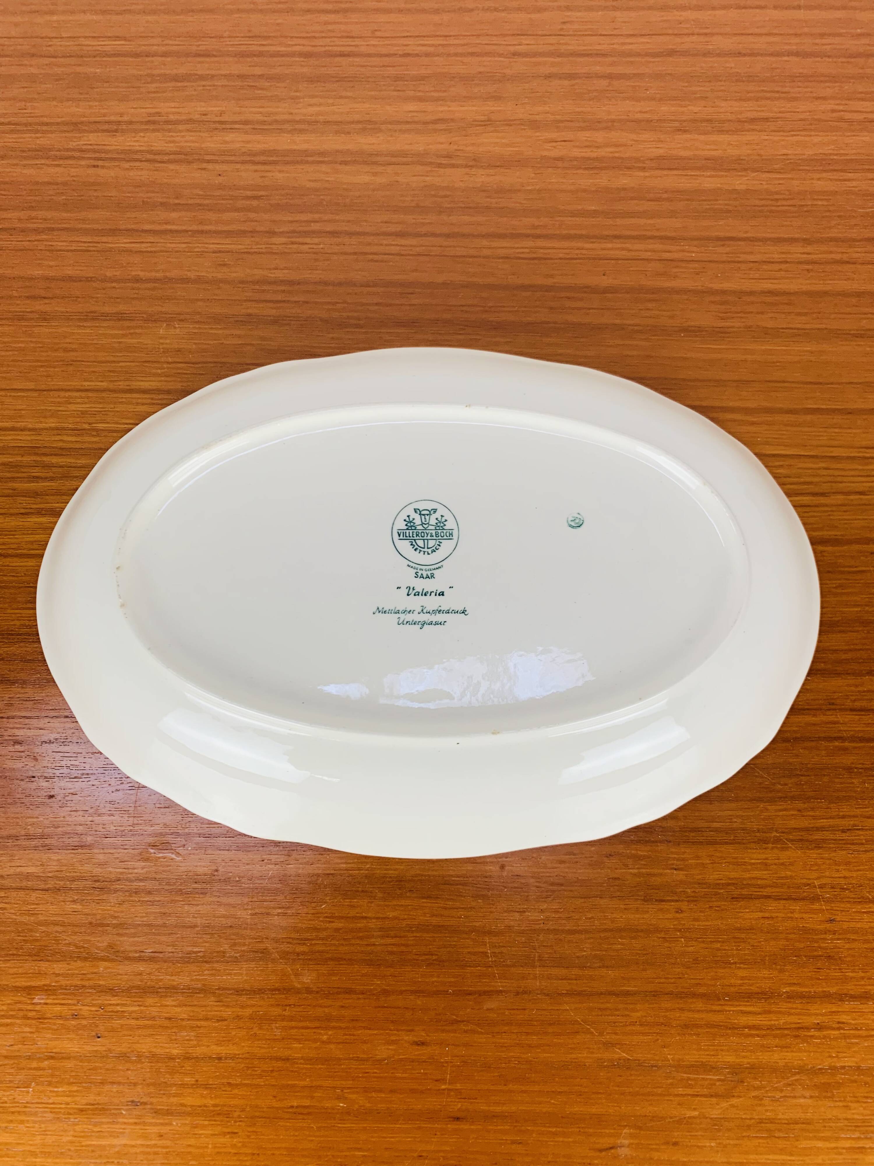 Villeroy & Boch ceramic dish, Valeria model, vintage