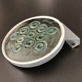 Ceramic and aluminum door handle, France 1970