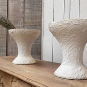 Concrete Garden Vases, 1950s, Set of 2