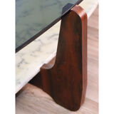 Vintage coffee table by Hugues Poignant 1960