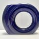 Vintage Blue Glazed Ceramic Vase by Pietro Arosio for Parravicini, Italy, 1