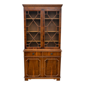 19th-century vintage English display cabinet