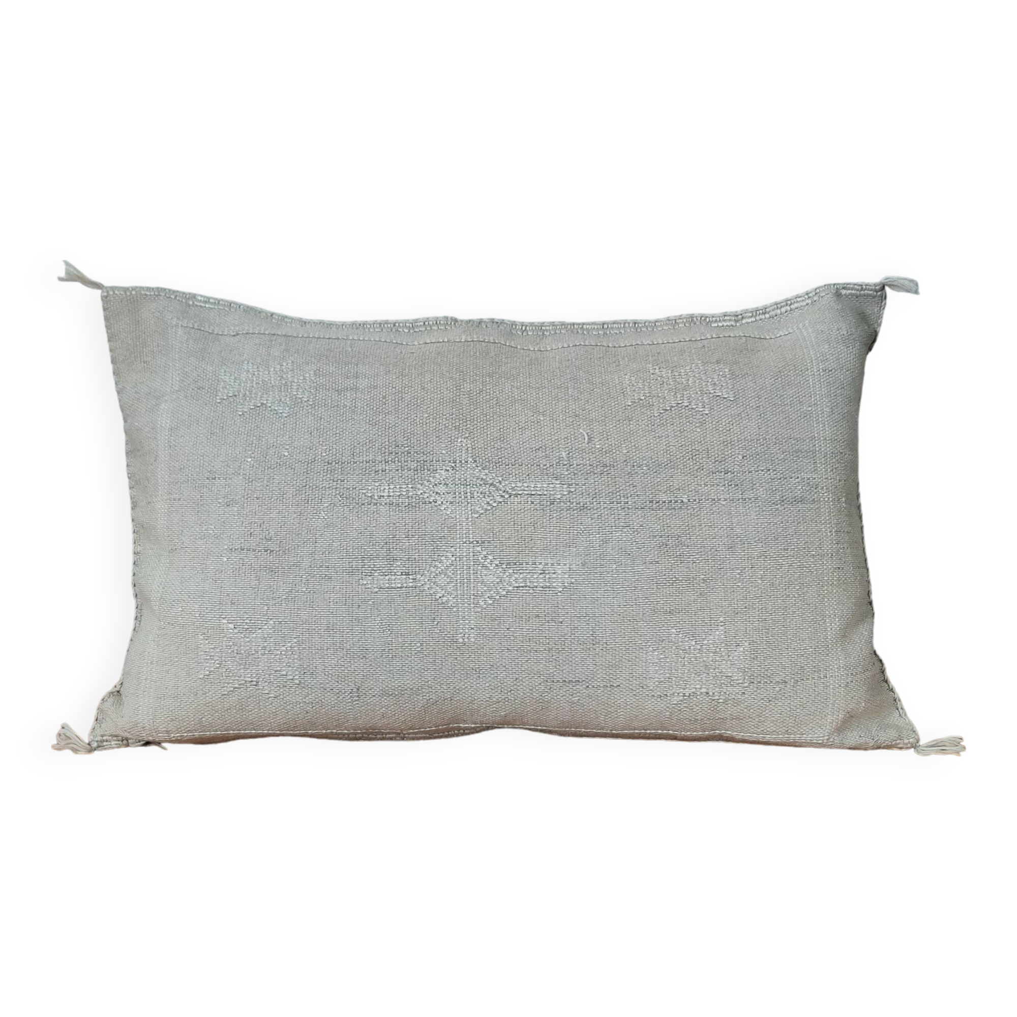 Coussin berbère marocain gris sabra
