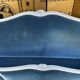 Bed basket Louis XV blue velvet