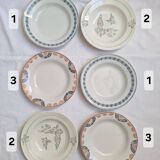 Assiettes creuses HBCM, St Amand