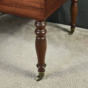 Rolling coffee table in solid mahogany, Louis-Philippe style – Late 19th century