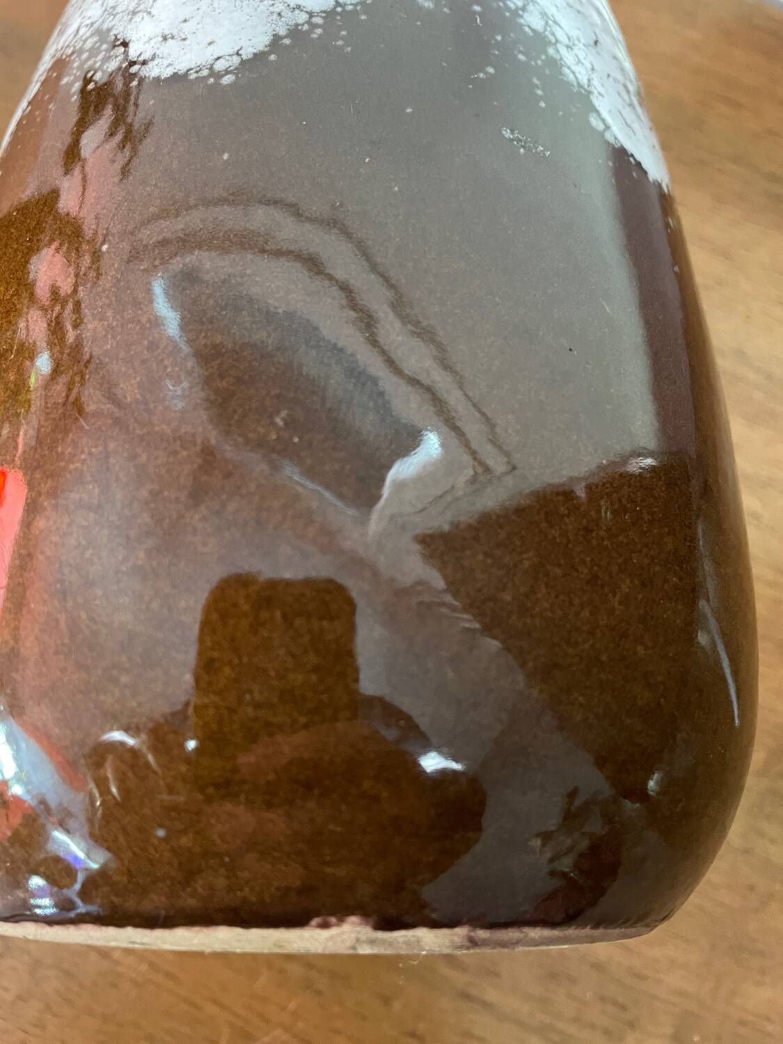Mid-century ceramic vase VEB Haldensleben GDR