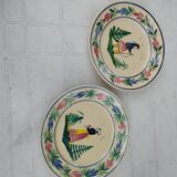 Quimper Henriot HB plates