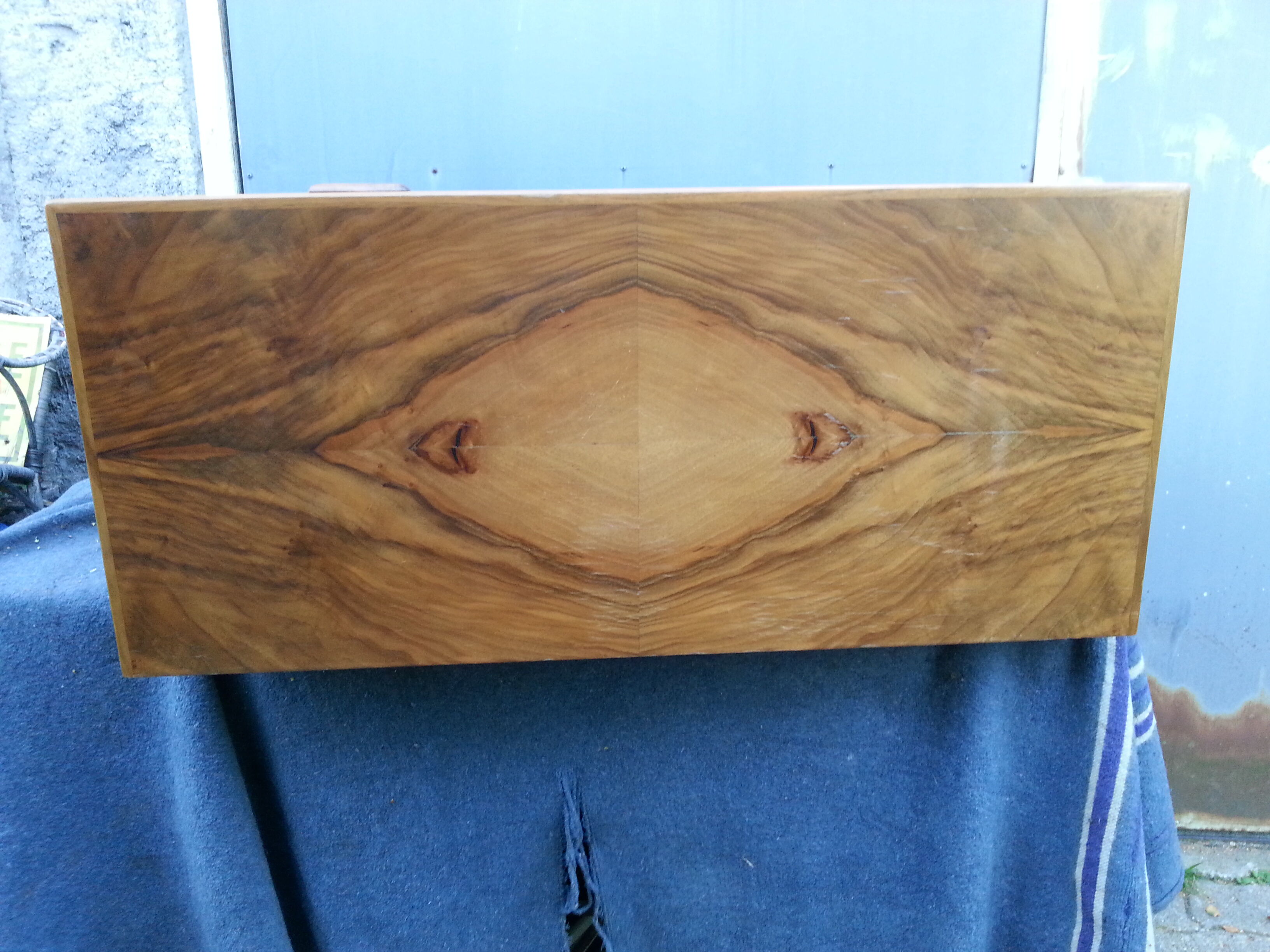 Walnut art deco bar furniture