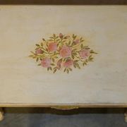 Bureau style géorgien victorien peint à la main circa 1860