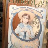 Old advertising mirror, Van Houten