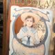 Old advertising mirror, Van Houten
