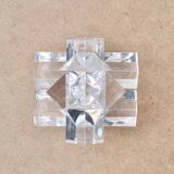 Minimalist sculpture by Max Sauze in plexiglass, 1970s