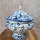 Large antique soup tureen Creil & Montereau – Flora model