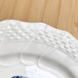 Delft opaque porcelain dessert plates