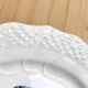 Delft opaque porcelain dessert plates