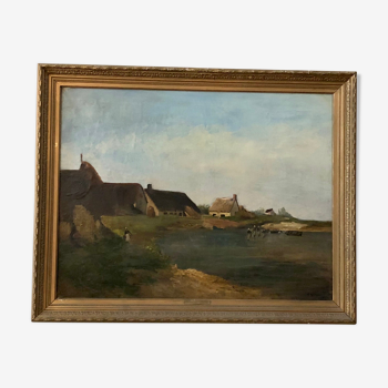 Oil on canvas by Antoine Guillemet (1841 - 1918)
