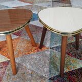 Set of 5 doors plants, pedestal tables, side tables