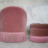 Toad armchair and footrest