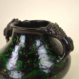 Spanish pottery vase with two handles