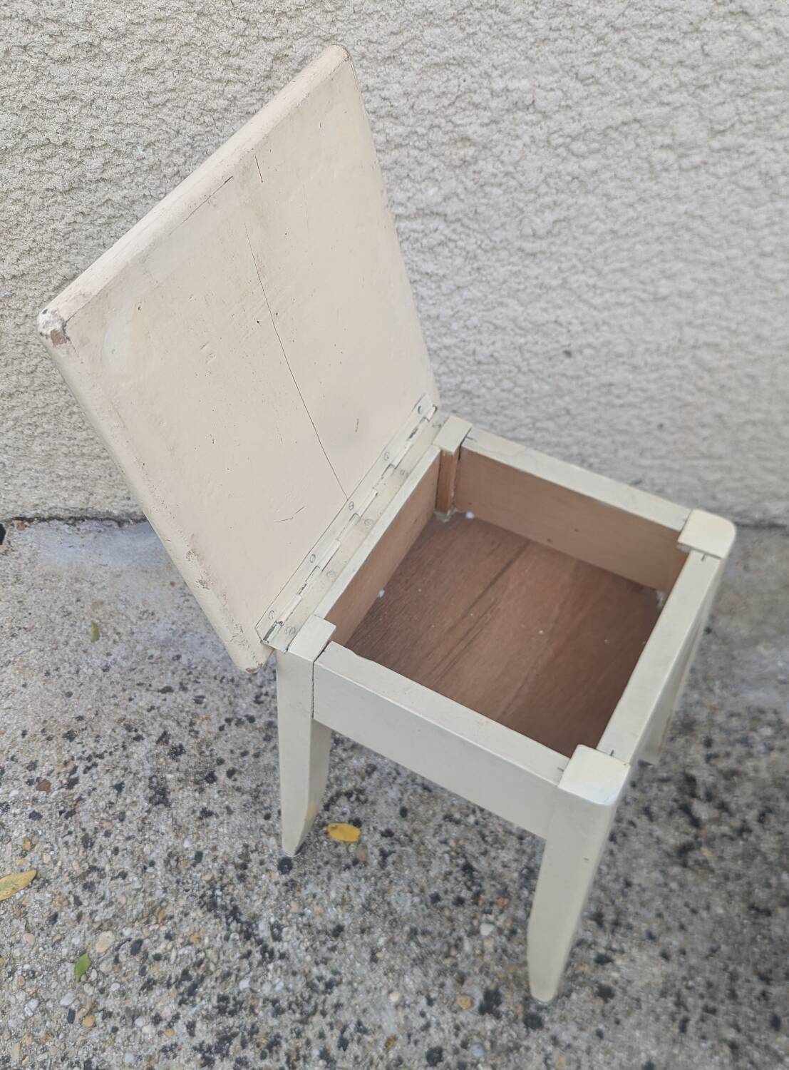 Tabouret Coffre Cireur 60/70 Vintage 1