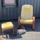 Vintage leather armchair