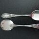 Box of 12 small silver dessert spoons