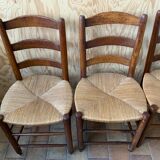 Set of 4 mulched chairs