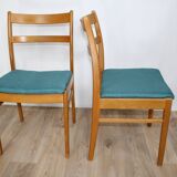 Pair of teak chairs, 1960s