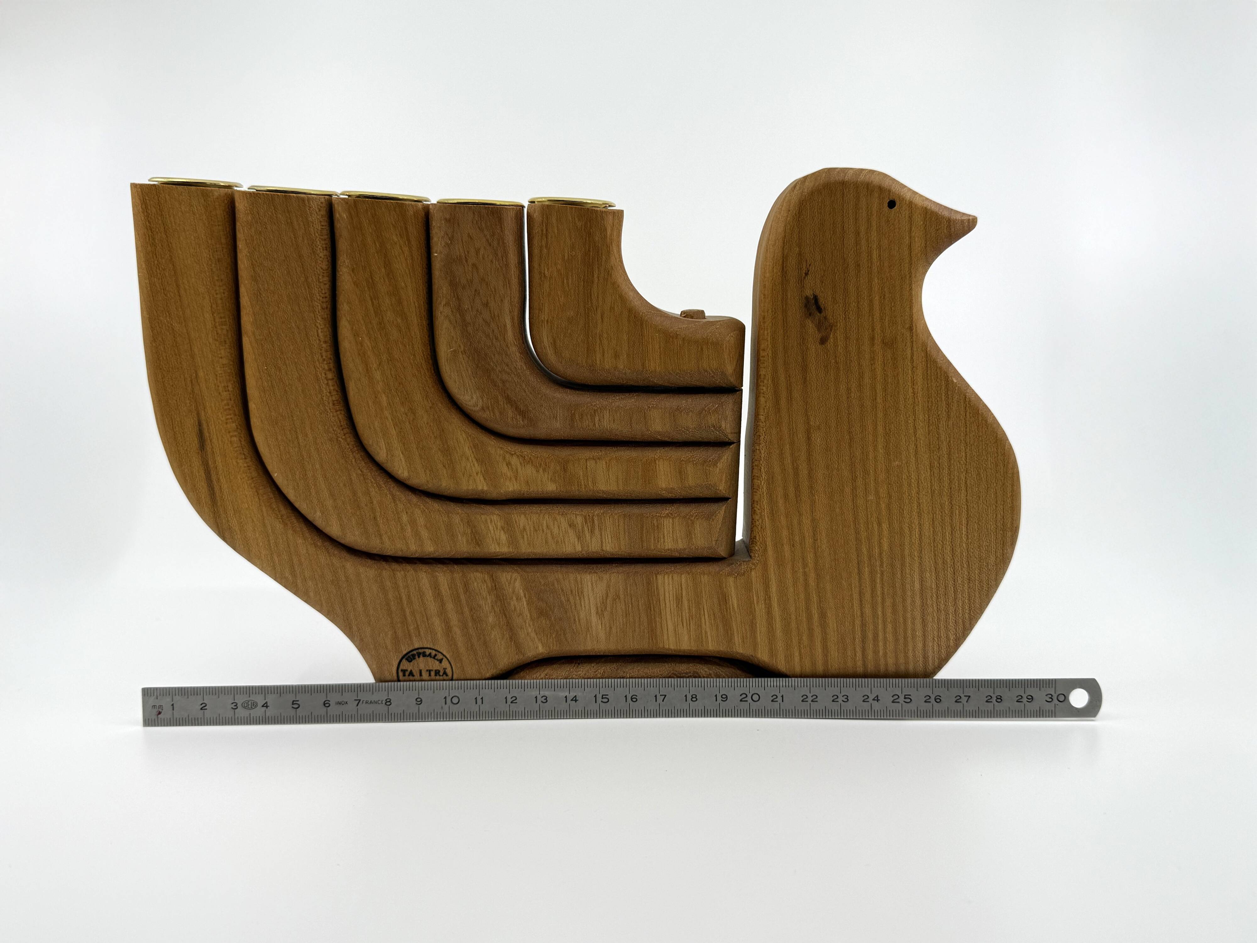 Dove Candlestick Holder • Carl Nelson • Sweden Circa 1970