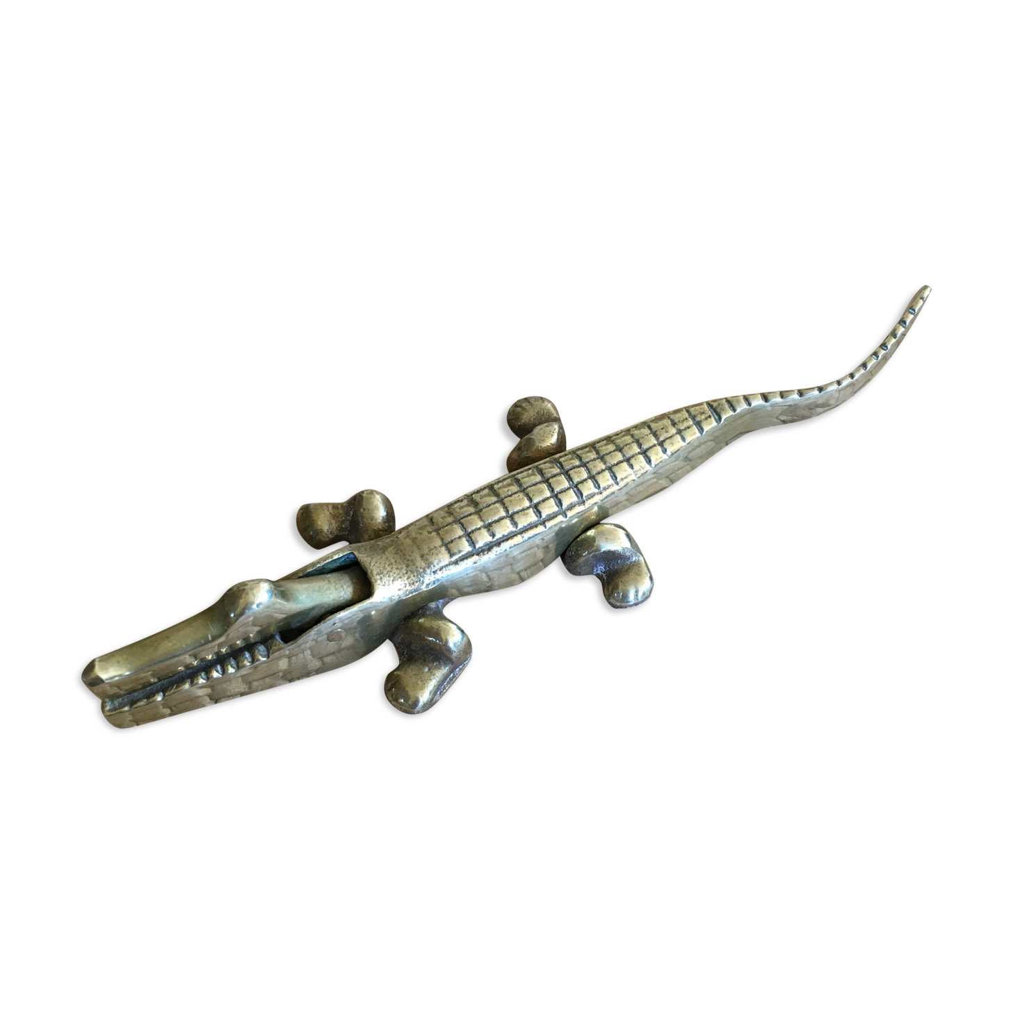 Brass crocodile