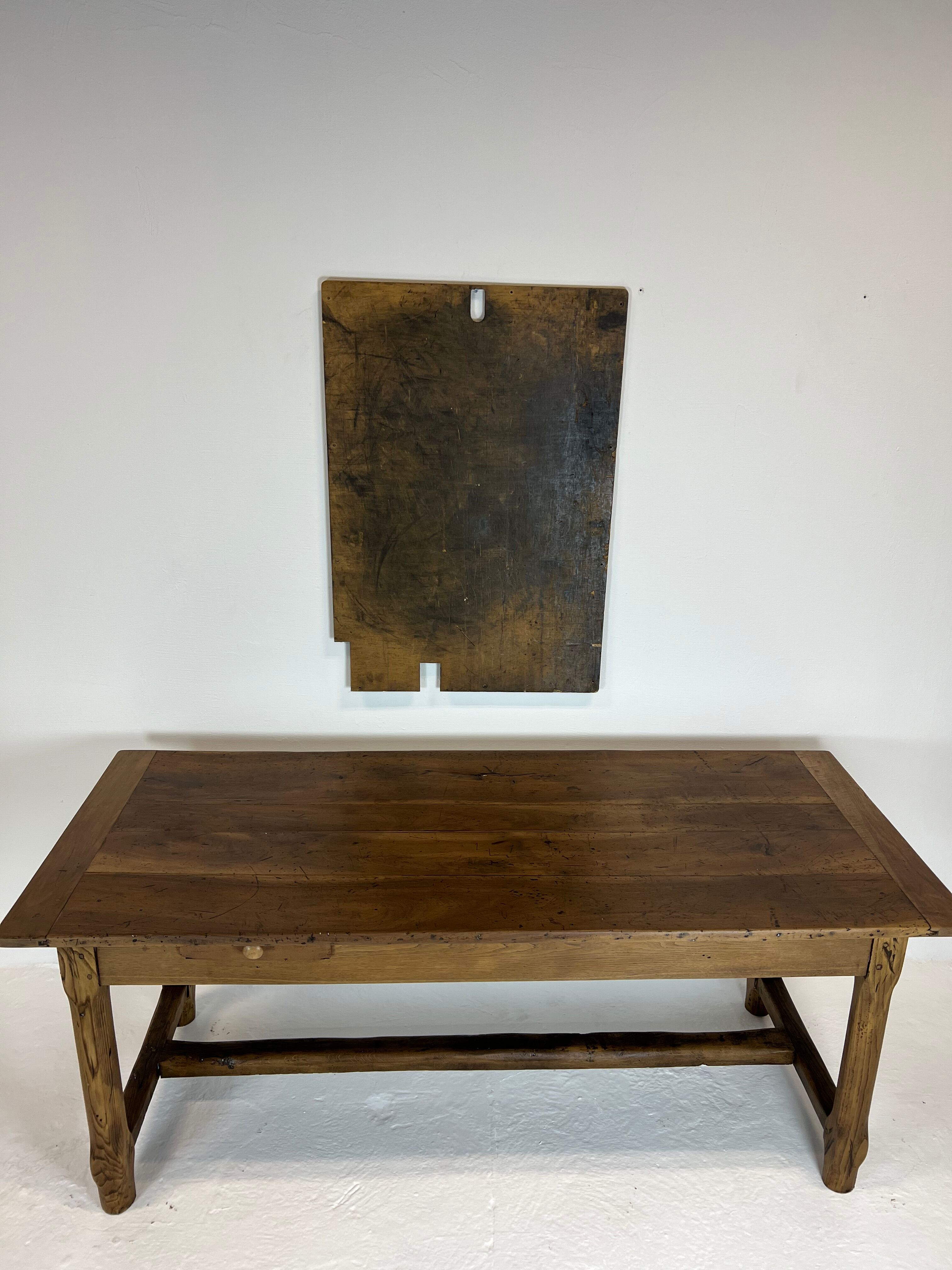 Old oak farmhouse table, 20s