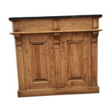 Waxed pine counter bar crate furniture trade