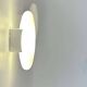 Pair of vintage opaline wall lights, France 1980