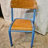 Child chair. Kindergarten chair. School chair. 1960.