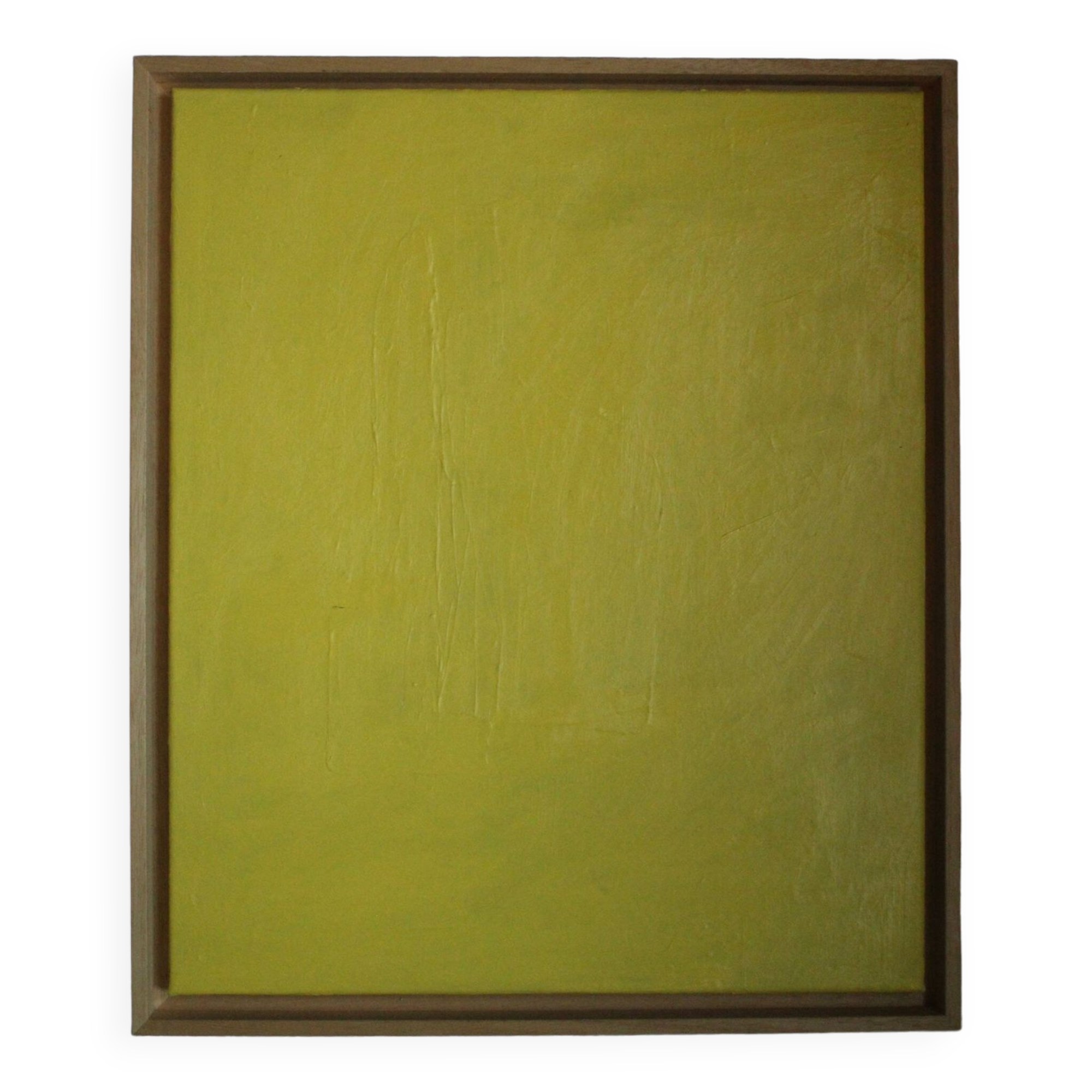 Abstract contemporary monochrome yellow background