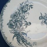 Compotier in iron earth Peonies