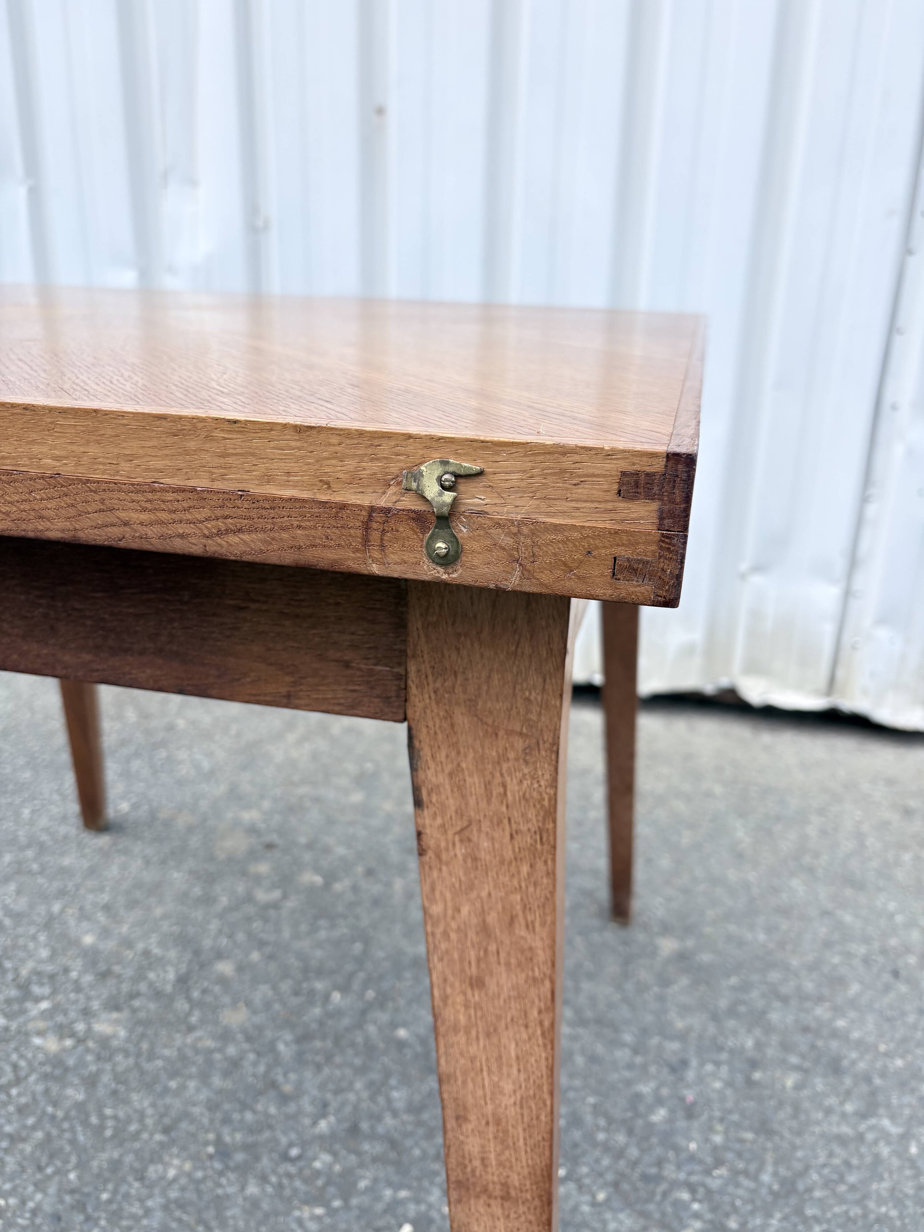 Extendable Scandinavian table from the 1950s – light wood